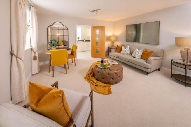 Show home living room